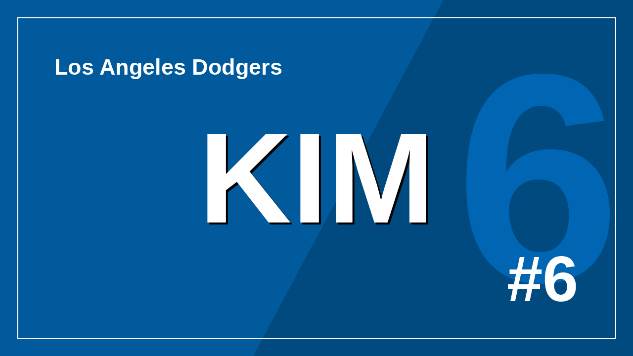 キム・ヘソン (金慧成) 選手の年俸と成績の推移-ドジャース | 年俸ドットコム